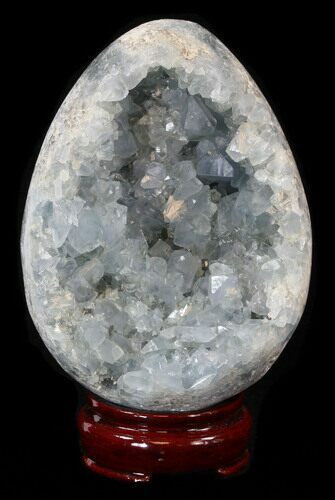 Gorgeous Celestine (Celestite) Geode Egg - Madagascar #38830